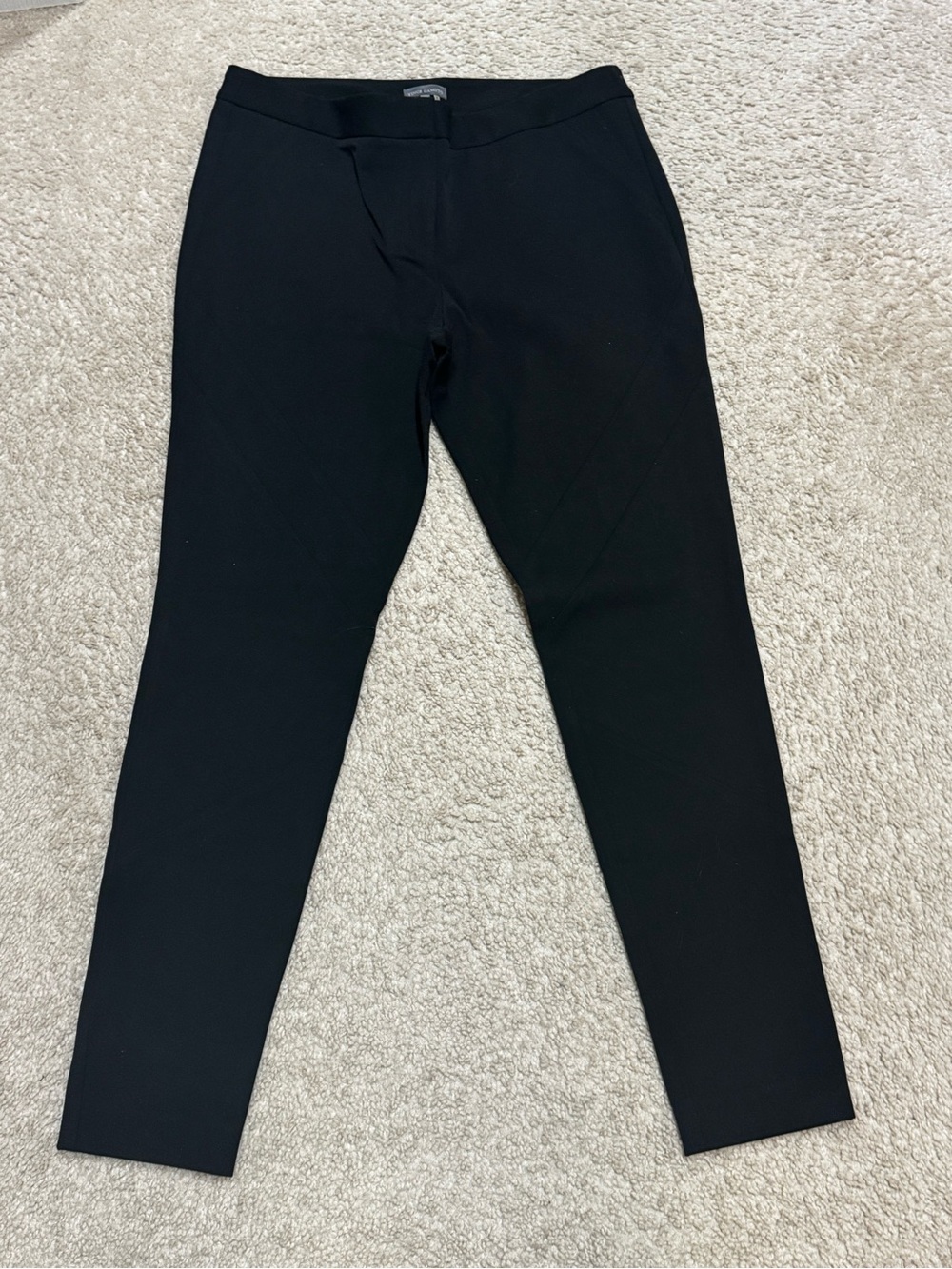 Vince Camuto Black Slim Ponte Ankle Pants size 10